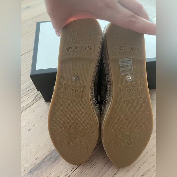 🐝SOLD🐝Gucci Bee Espadrilles 38.5 Brand New in Box - Picture 7 of 7